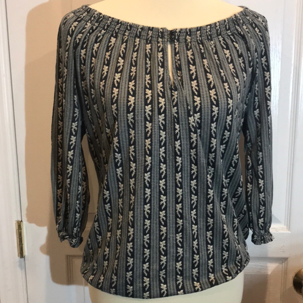 LRL Lauren Jeans Co Ralph Lauren Brushed Cotton Top PM